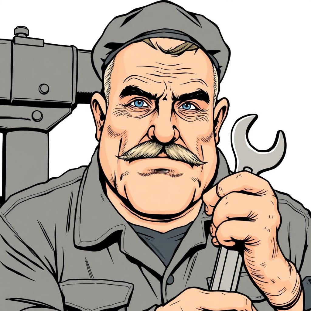 Portrait of Chief Engineer "Big Kev" Kowalski